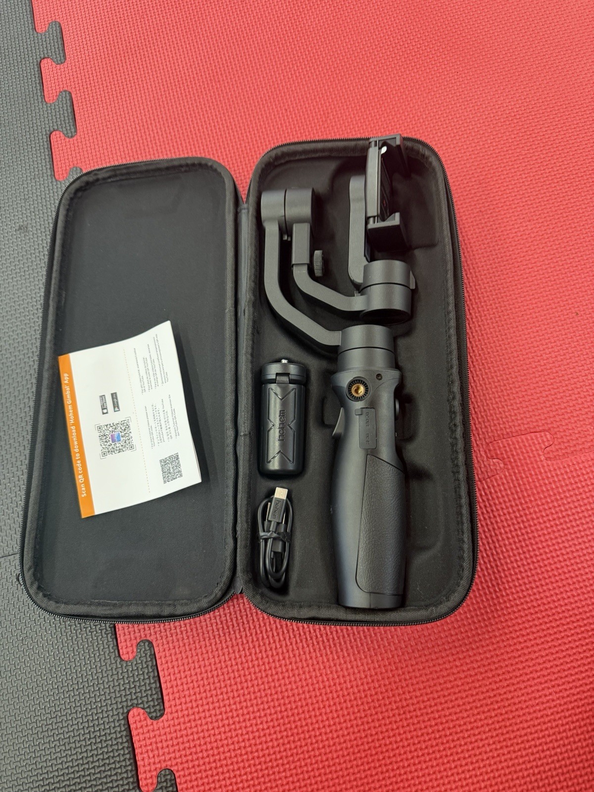 Hohem MG60 3 Axis Handheld Stabilizing Gimbal For SmartphoneW/Case