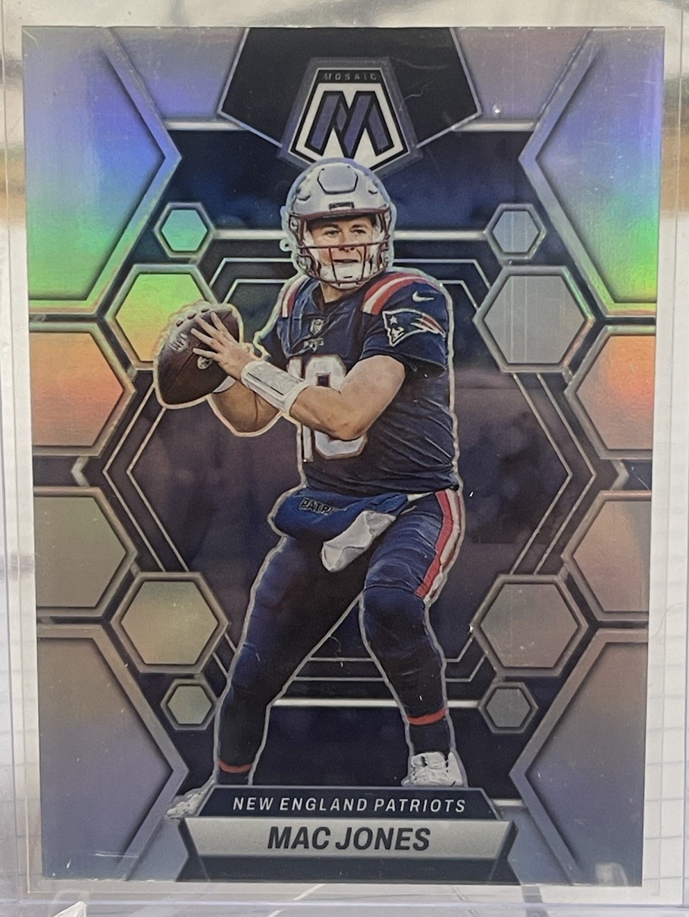 2023 PANINI MOSAIC MAC JONES SILVER #160 NEW ENGLAND PATRIOTS  49ers Alabama