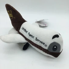 New UPS Plush Airplane With Sound PJ Toys #46974 Stuffed United Postal Service