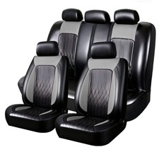 For Toyota Camry Corolla Car Seat Covers Leather 5-seat Front Rear Set Protector