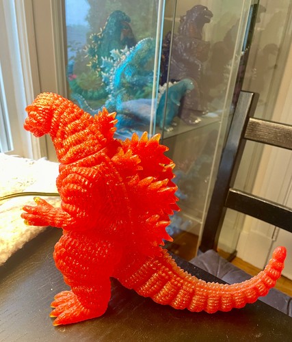 Godzilla 1995 DesuGoji Marmit 2007 Clear orange with GLITTER