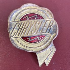 1937 Chrysler Vintage Closionne Radiator Badge Emblem Logo