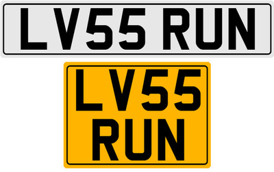   LOVES RUN ATHLEYE GYM BMW AUDI PRIVATE REGISTRATION NUMBER PLATE LV55 RUN
