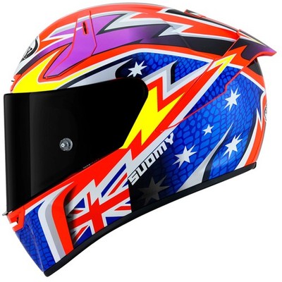 Suomy SR-GP Legacy Motorcycle Helmet Red/Blue