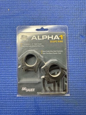 Sig Sauer SOA10006 Alpha Hunting Rings 1