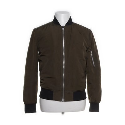 Zara Man Basic, Bomberjacke, Herren, Größe: S, Grün, Polyester, Einfarbig #06T
