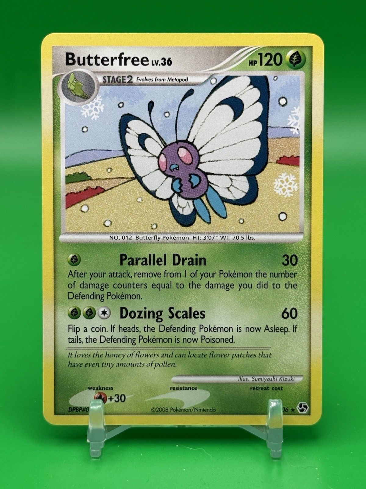 Butterfree 14/106 Rare Great Encounters Pokémon Card NM Free Shipping C4
