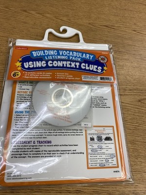 NEWLakeshore CONTEXT CUES Pack with SS CD/Write & Wipe Cards Speech Pathology/Ed