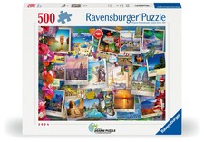 Erwachsenenpuzzle 500 Teile - Weltreise - Pinnwand | Spiel | 12001489 | Deutsch