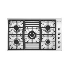 Smeg - Gas Hob - 5 Burner - Stainless Steel Cooker - PGF95-4