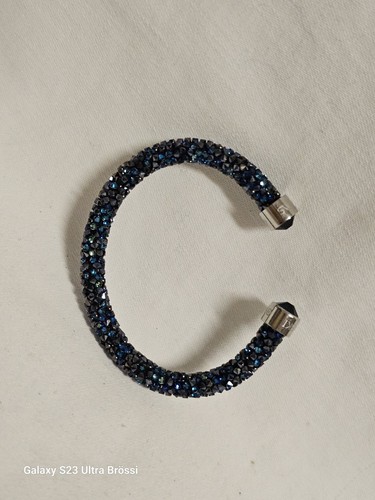 Swarovski Crystal Armspanger Sternenstaub Dunkelblau facettiert Bracelet - Bild 7 von 14