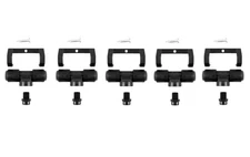 Misting Nozzle Tee Assembly 3/8" Push-in with Poly Filter 3GPH 5 Pack