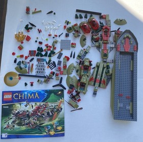 LEGO Legends of Chima 70006  Craggers Command Ship partial Set Instructions