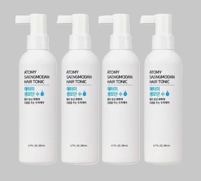 ATOMY Saengmodan Hair Tonic 200ml x 4 Pack Scalp Care Korean K-Beauty NEW