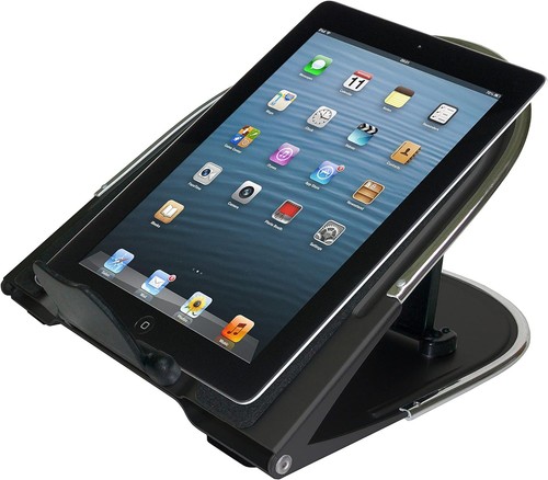 Q-Connect Aluminium Laptop Stand - Black - Photo 4/4