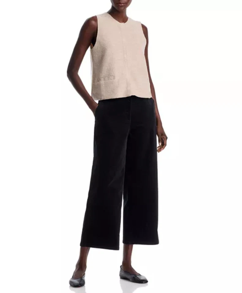 Chaleco de lana hervida para mujer $24Eileen Fisher L Foto 3 de 4