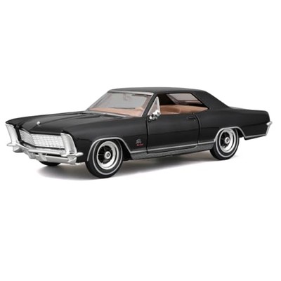 マイスト 1/26 1965 ビュイック リビエラ - BLACK NEW] Maisto 1/26 1965 Buick Riviera Black Diecast Minicar
