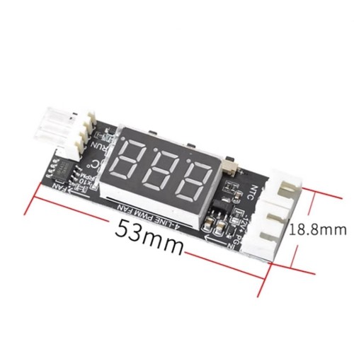 12-V-PWM-4-Draht-LüFtertemperaturregelung, Geschwindigkeitsregler, Chassis-6208 - Afbeelding 10 van 10