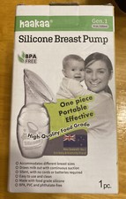 Haakaa Silicone Breast Pump, 4 oz Gen 1 BPA Free