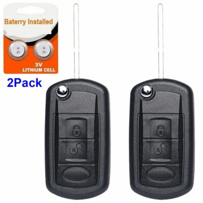 2 for 2005 2006 2007 2008 2009 2010 Land Rover Range Rover Remote Flip Key Fob