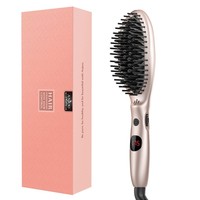 Anjou Ionic Hair Straightener Brush Hair Straightening Brush With Mch Heating... on sale Anjou Ionic Hair Straightener Brush Hair Straightening Brush With Mch Heating... on sale