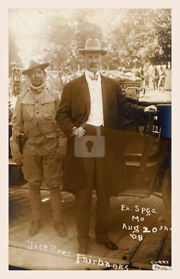 V.P. Fairbanks Excelsior Springs MO Missouri 1908 RPPC  Postcard COPY