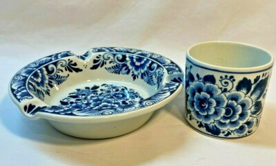 OUD Delft Ashtray And Small Cup