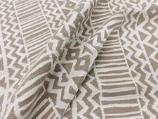 Mark Alexander Indoor Outdoor Fabric- Veranda Zigzag / Sand 0.65 yds M611/03