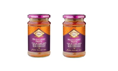 Milde Curry Paste Doppelpack: 2 x 283g Pataks Indische Currypaste MILD