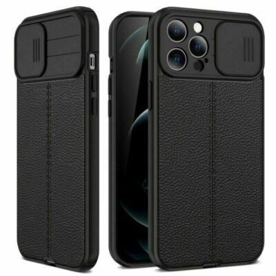   Kameraschutzhülle für iPhone 13 Mini Silikon Hard Case Cover Schwarz Black  