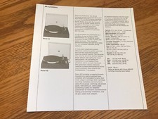 AR turntable ad flyer