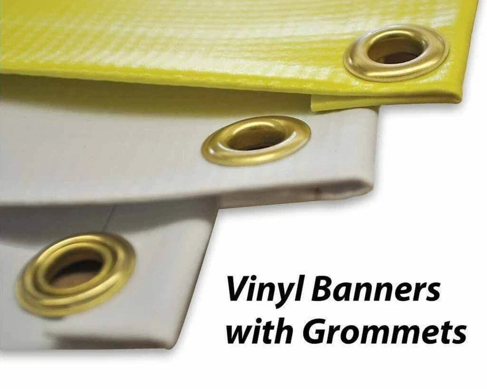 Banner de vinilo de graduación Congrats Grad blanco, negro y dorado, 3 tamaños disponibles Foto 3 de 4