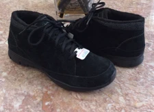 New Skechers Seager Hi Women's Black Leather Lace Up Boots S/N 158178 Size 11