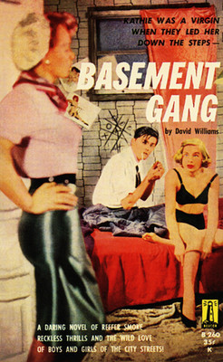 Basement Gang - 1953 - Pulp Novel Cover Poster | eBay