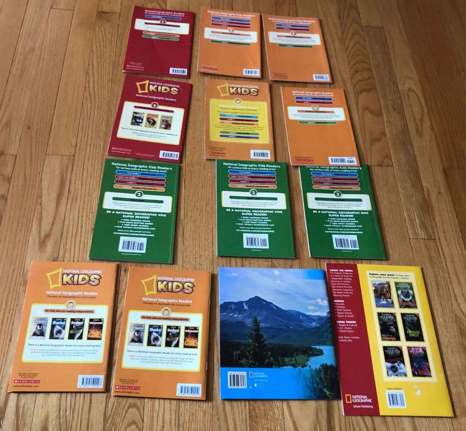 13 Levels 1, 2, 3 National Geographic Kids Reader Books Rocks Animals ++ - Image 3 of 4