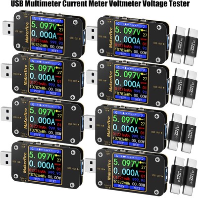 Type-C USB Multimeter Current Mete Voltage Meter Digital Tester Detector Tester