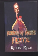 Feathers of Phoenix Flame (The Midlings Saga) Paperback SIGNED COPY LN