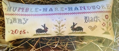 New Scattered Seed Samplers BE STILL MY SOUL Cross Stitch Pattern Chart