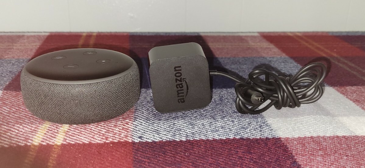 Echo Dot Smart Speaker with Alexa in Charcoal D9N29T  -image