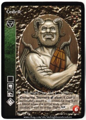 Cedric Gargoyle Heirs to the Blood V:TES VTES Vampire CCG
