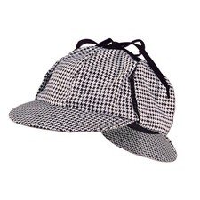 Sherlock Holmes Hat Cap 20s Costume 