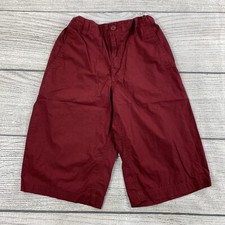 Old Navy Adjustable Waist Boys Size 16 Red Khaki School Shorts NEW RN 54023