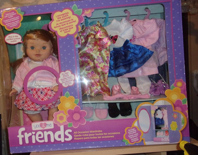 YOU & ME FRIENDS TALKING DOLL WITH 5 OUTFITS 2014 NEW IN     BOX