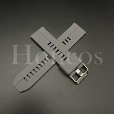 20 MM DARK GRAY RUBBER WATCH STRAP FITS FOR SWATCH X OMEGA MISSION TO THE MOON