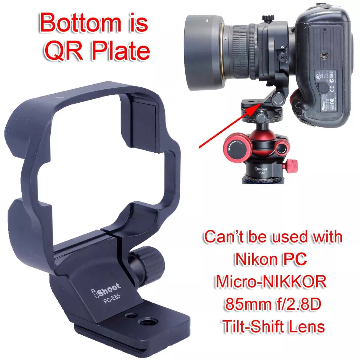Tripod Mount Ring Collar for Nikon PC-E Micro NIKKOR 85mm f/2.8D Tilt-Shift  Lens