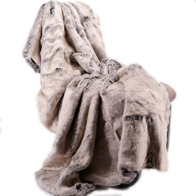 Dasmobelwerk Kuscheldecke Fellimitat Wohndecke Sofa Decke 150x200 Cm Alaska Wolf Ebay