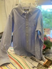 Polo By Ralph Lauren Boys Size 14 Solid Blue Dress Shirt New