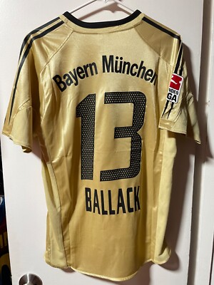 Bayern Munich 2004/05 Away Jersey, Ballack #13 | eBay Bayern Munich 2004/05 Away Jersey, Ballack #13 | eBay
