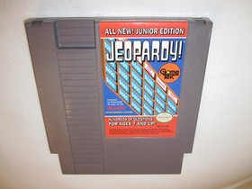 Jeopardy Junior Edition (Nintendo NES) Game Cartridge Excellent