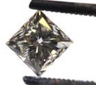 GIA certified loose 1ct VS2 I princess cut diamond vintage antique Natural — photo 7
